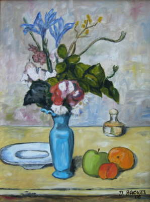 Blaue Vase
