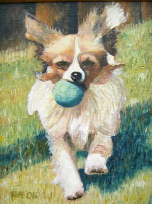Motte mit Ball