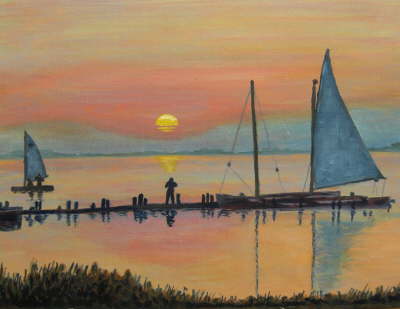 Abendstimmung am Steinhuder Meer